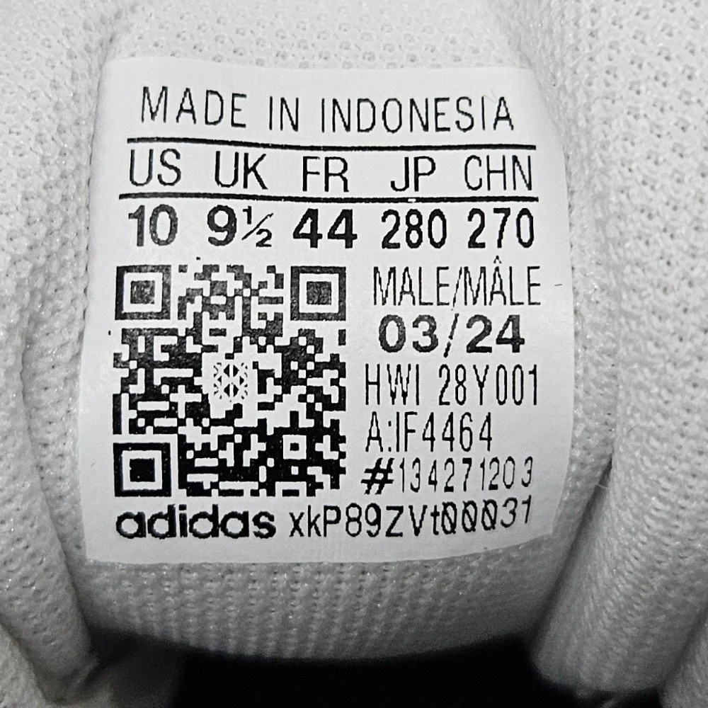 Adidas Men's VL Court 3.0 Skateboarding Shoes IF4464 White‎ Gray Red Sz 10